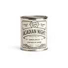 14 oz Acadian Night Soy Candle on white background