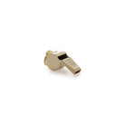 Polished brass Acme thunderer 60.5 whistle on white background