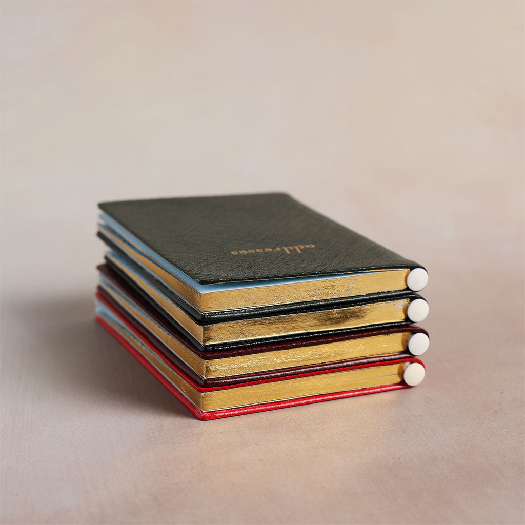 Charing Cross Small Leather Address Book    at Boston General Store