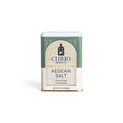Curio Spice Co Aegean Salt spice blend tin on a white background