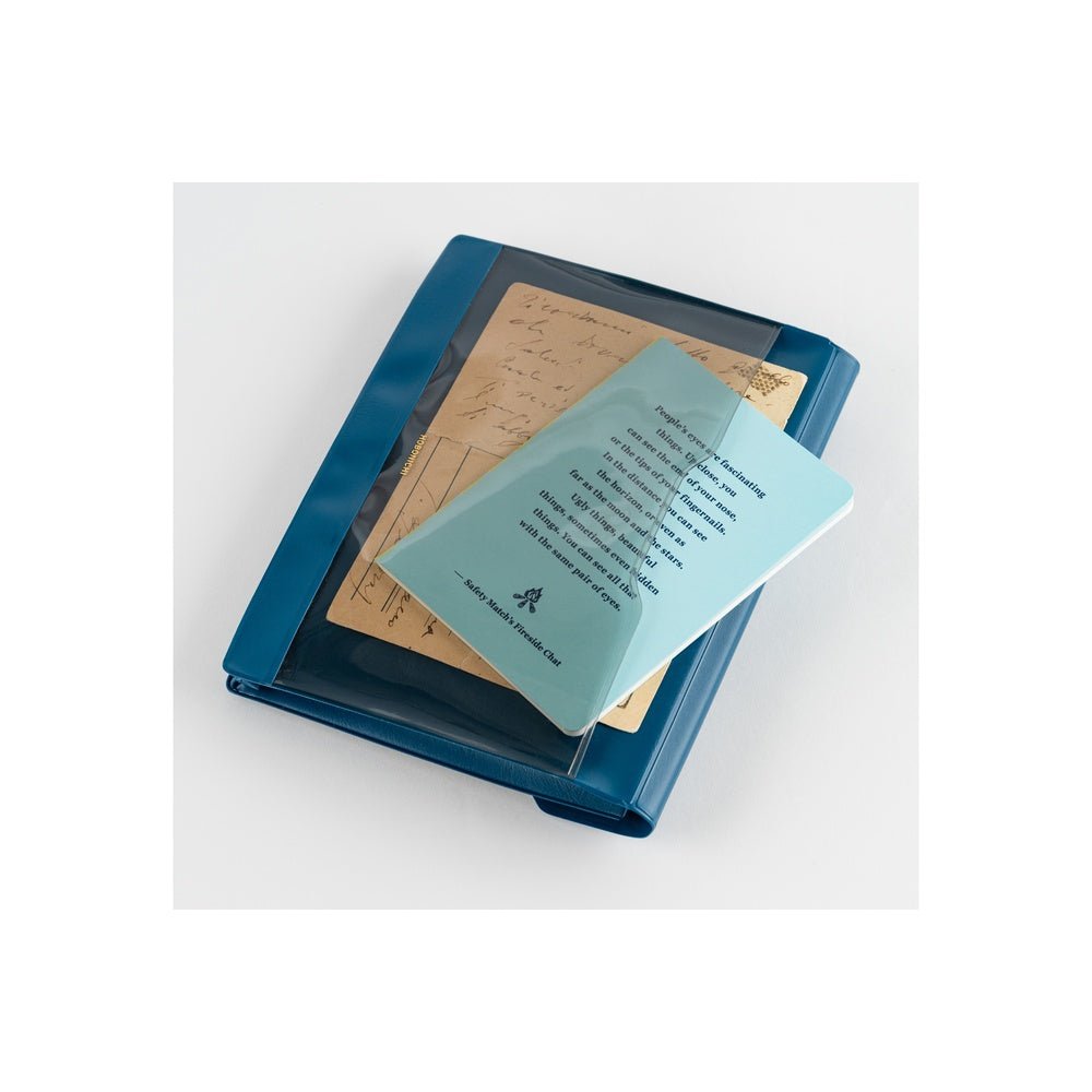 Alettone: Document Case for A6 Size - Navy Boston General Store