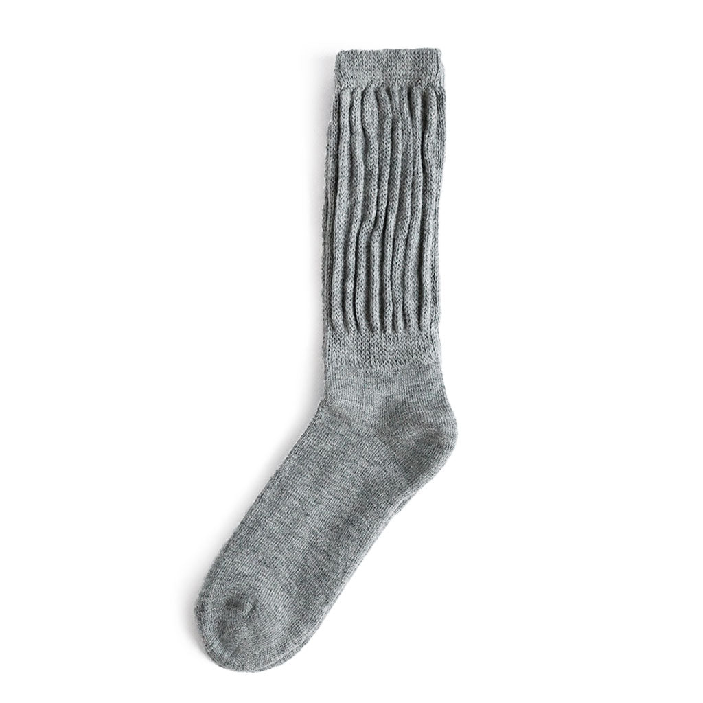 Alpaca Socks Medium Light Grey  at Boston General Store
