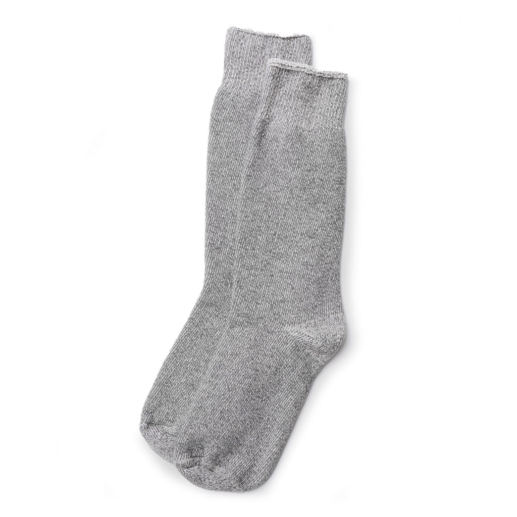The Sunday Sock Heather Grey Large  at Boston General Store