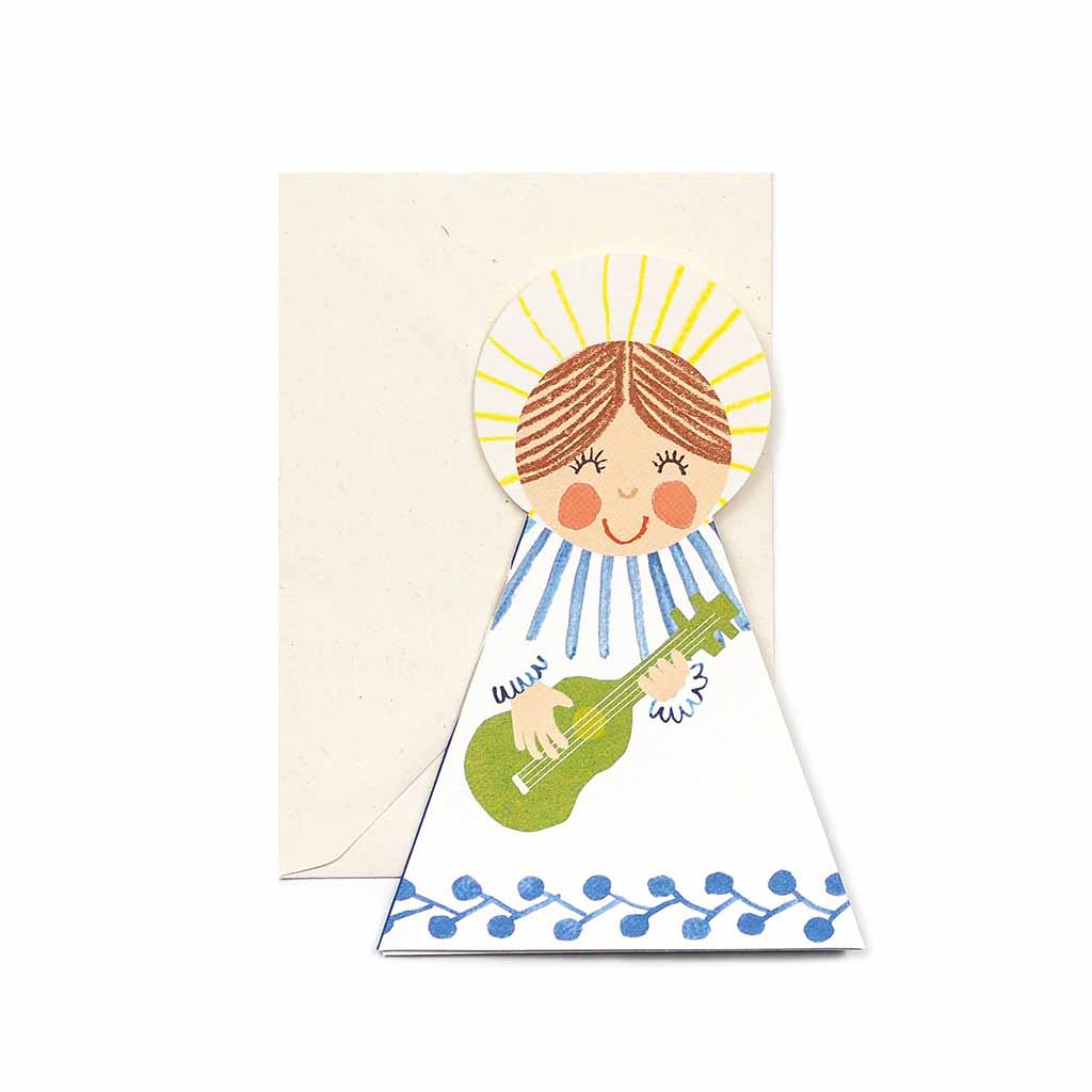 Angel Blue Holiday Card    at Boston General Store