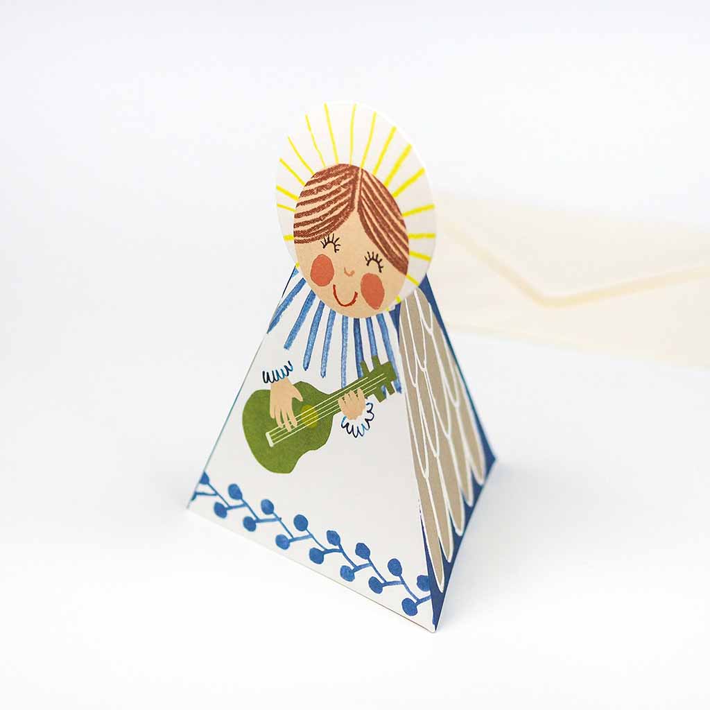Angel Blue Holiday Card    at Boston General Store