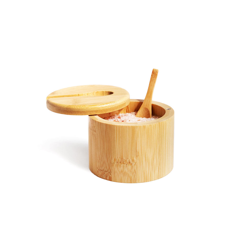 Magnesium Sanctuary Bath Salt Soak in Bamboo Refillable Bowl Bamboo Bowl   at Boston General Store