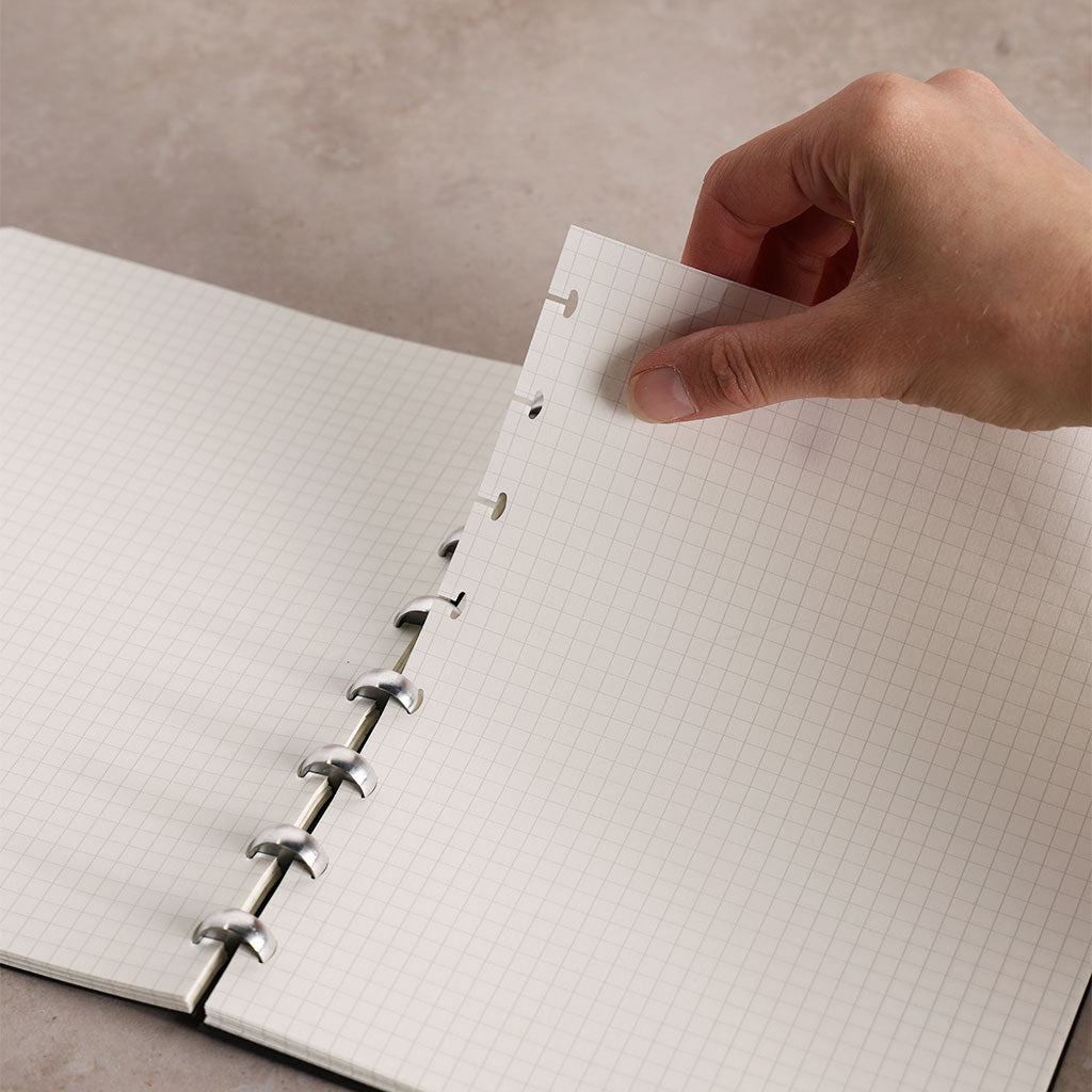 Atoma Elegant Disc-Bound Refillable Notebook    at Boston General Store