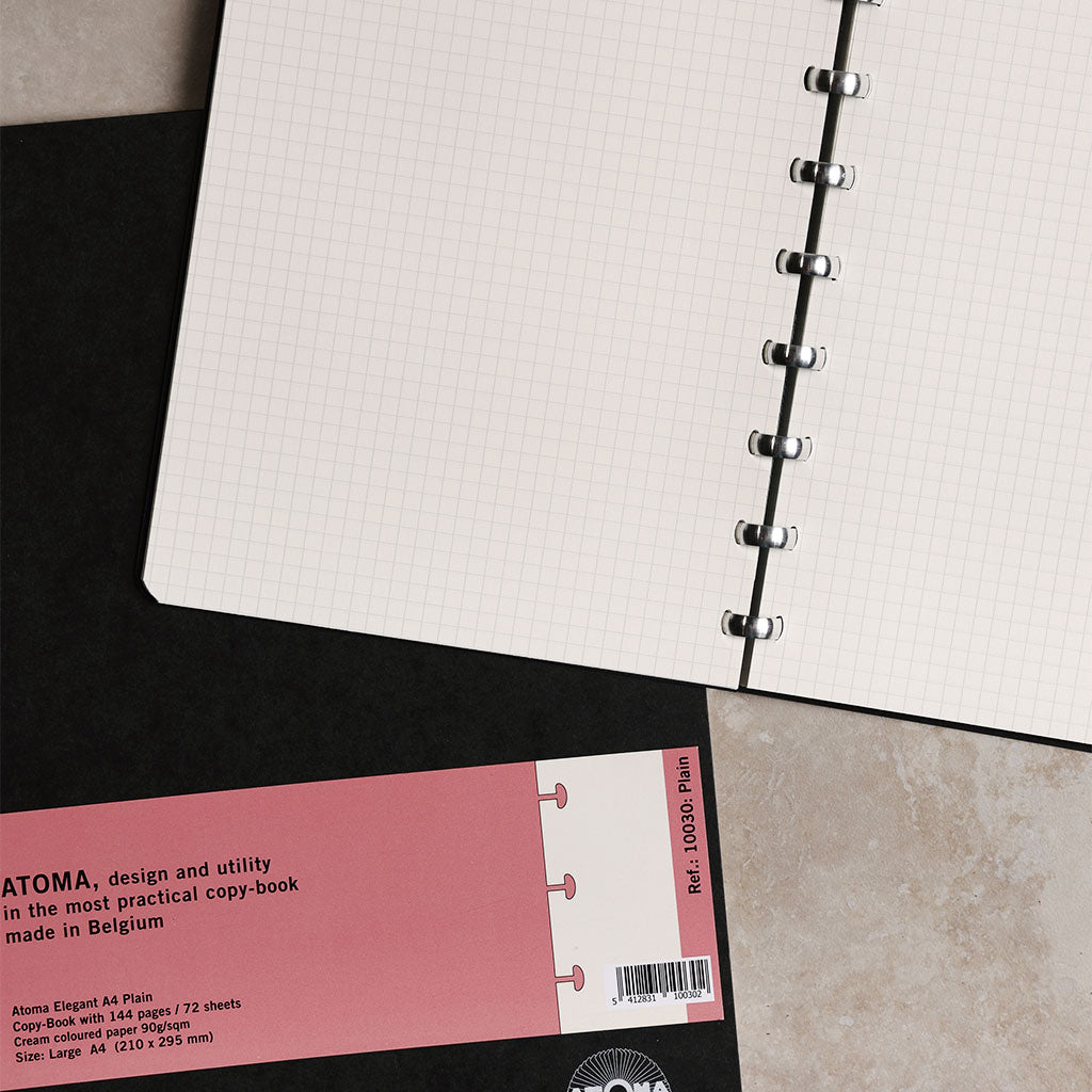 Atoma Elegant Disc-Bound Refillable Notebook    at Boston General Store