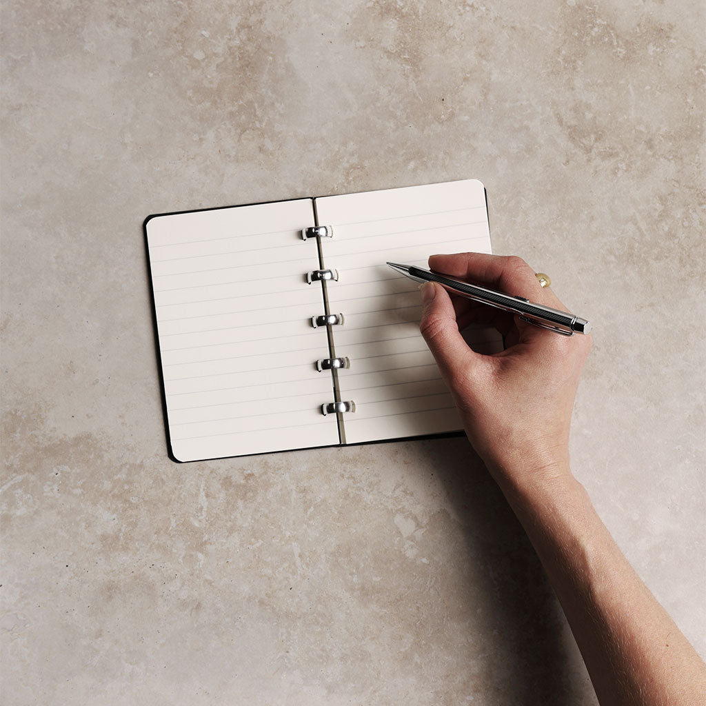 Atoma Elegant Disc-Bound Refillable Notebook    at Boston General Store