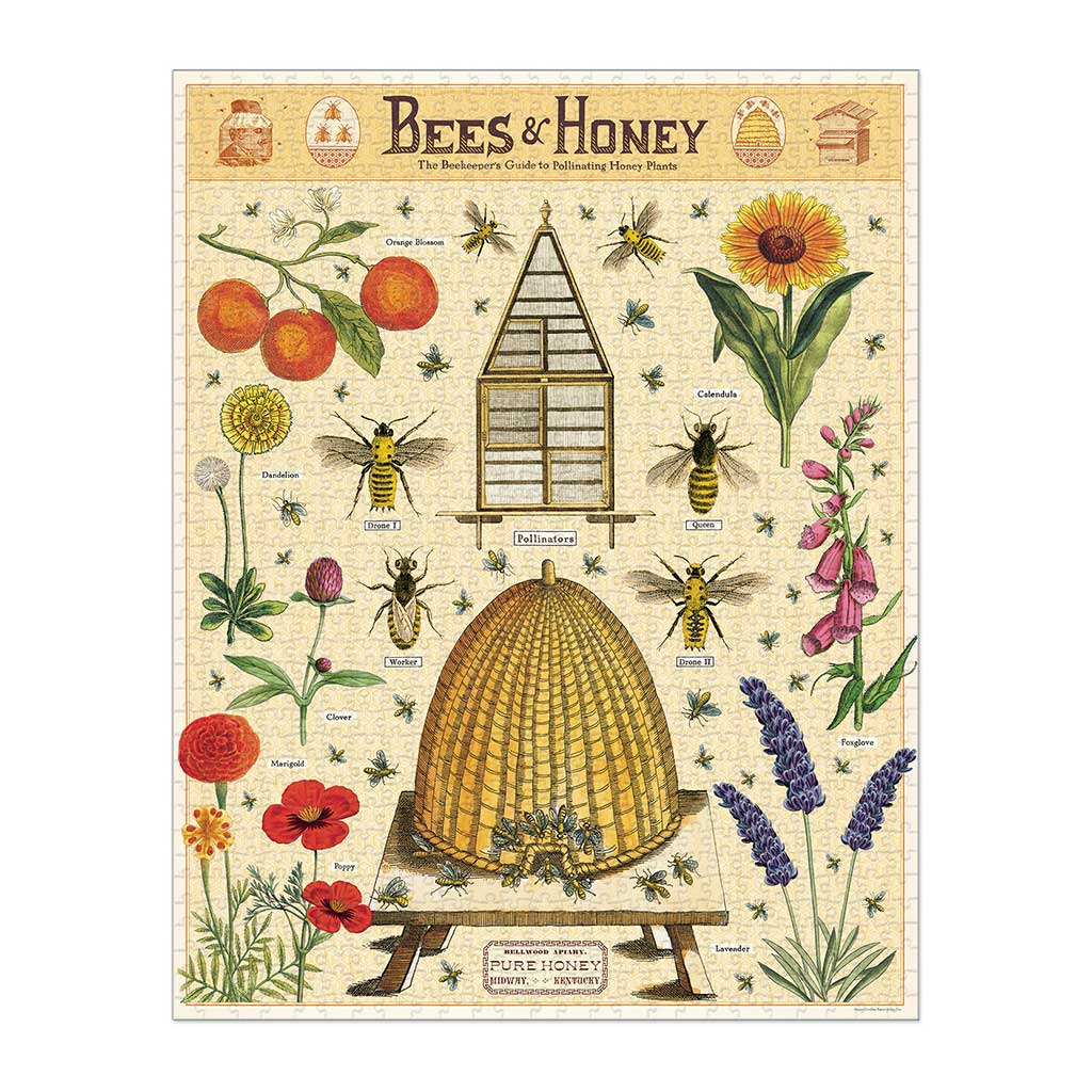 Bees & Honey Vintage Puzzle Boston General Store