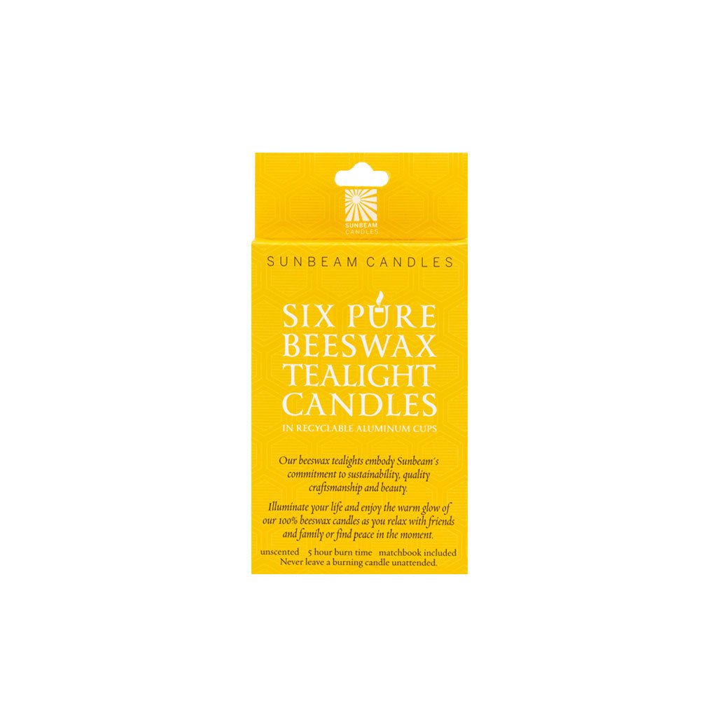 Beeswax Tealight Candles Boston General Store