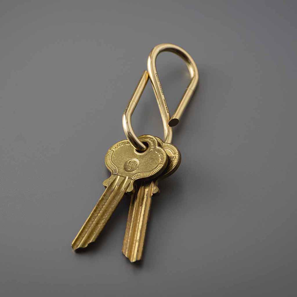 Bill Brass Key Ring by Candy Design & Works | Boston General Store