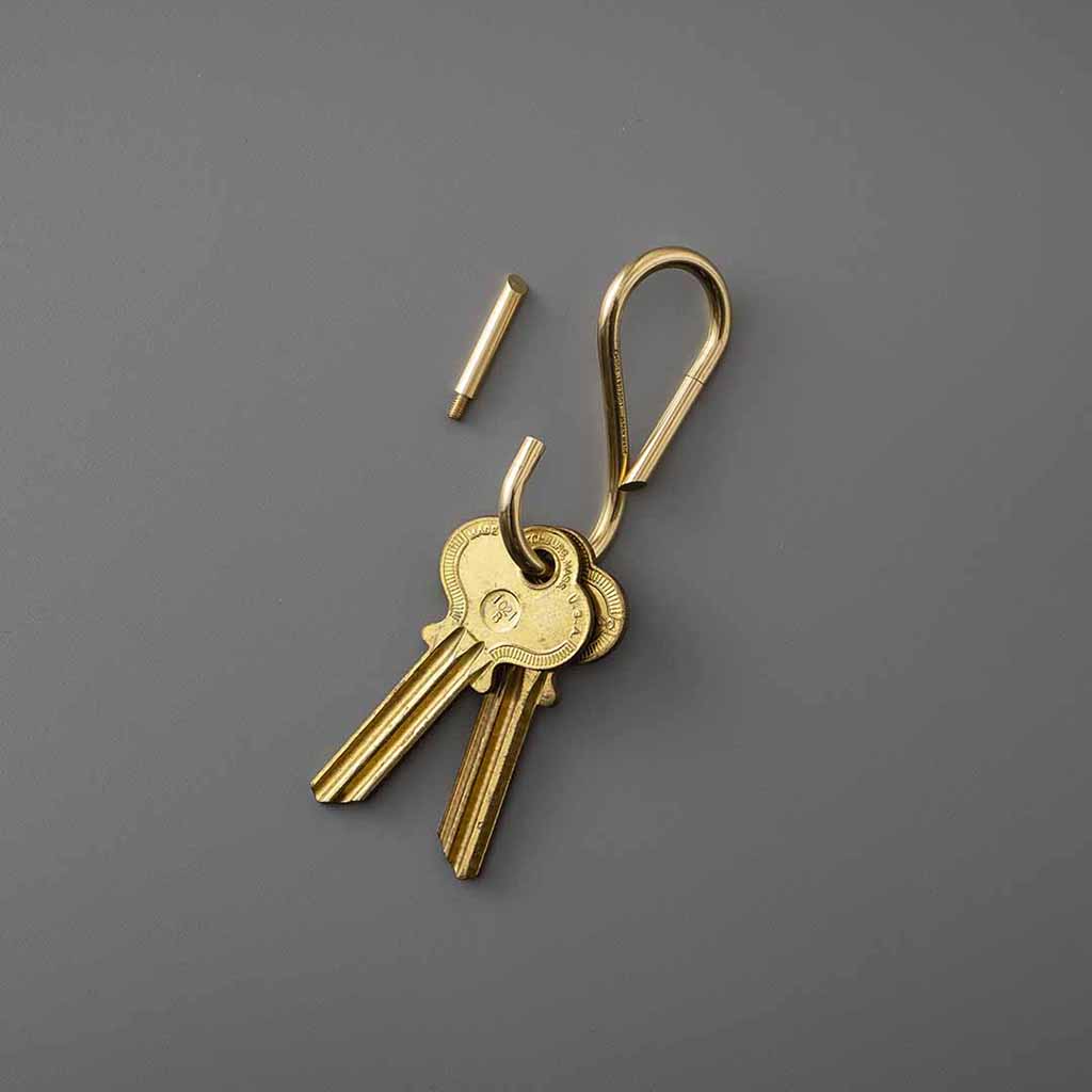 Bill Brass Key Ring by Candy Design & Works | Boston General Store