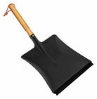 Black Dustpan with Oiled Beechwood Handle Boston General Store