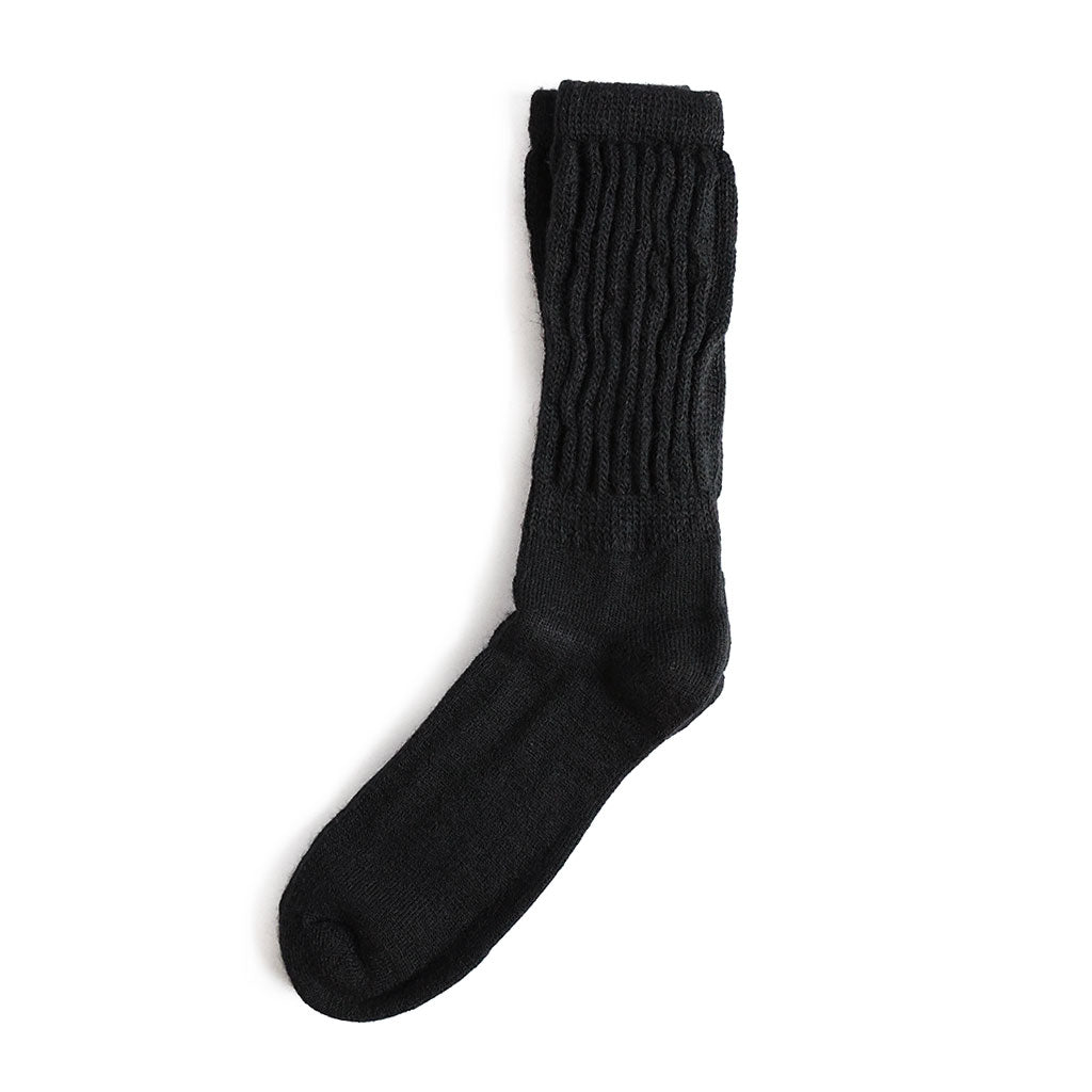 Alpaca Socks Medium Black  at Boston General Store
