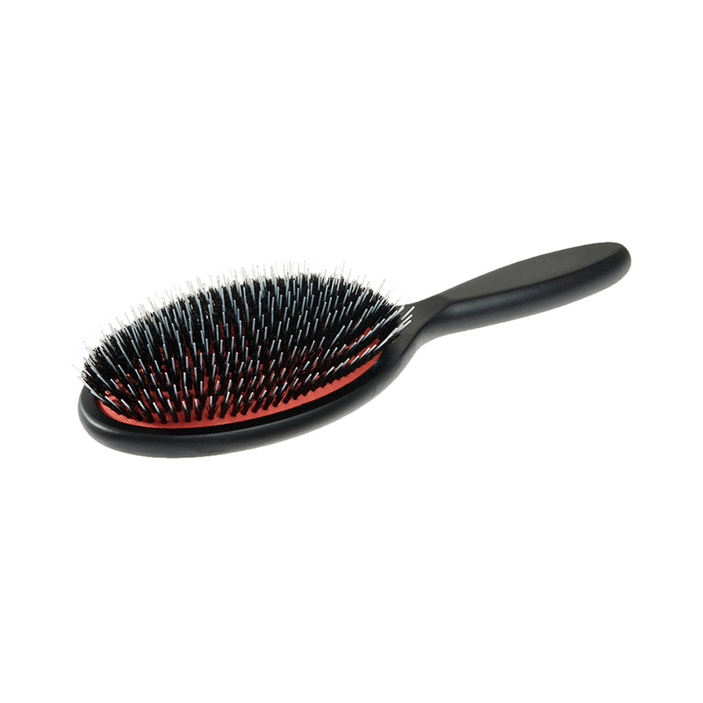 Black Beech Wood Cushion Hairbrush    at Boston General Store