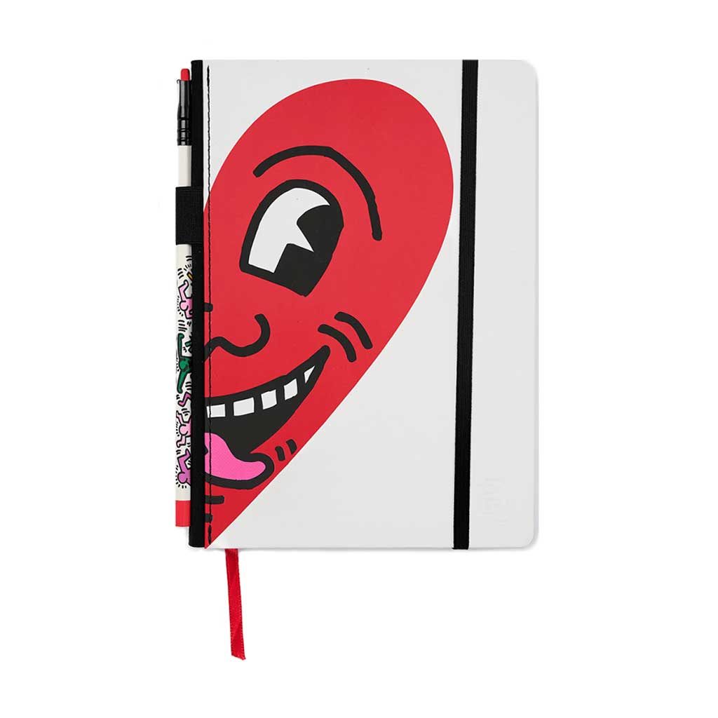 Blackwing Volume 292 - Keith Haring Notebook V1 (Smiling Heart) at Boston General Store