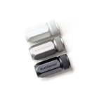 Set of three Blackwing pencil sharpeners on white background