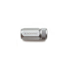 Silver pencil sharpener with Blackwing branding on white background