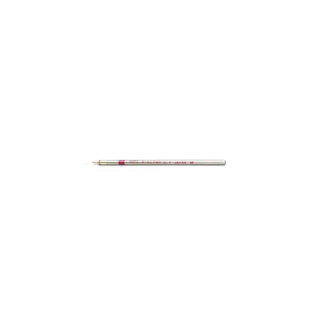 Red pen refill on white background