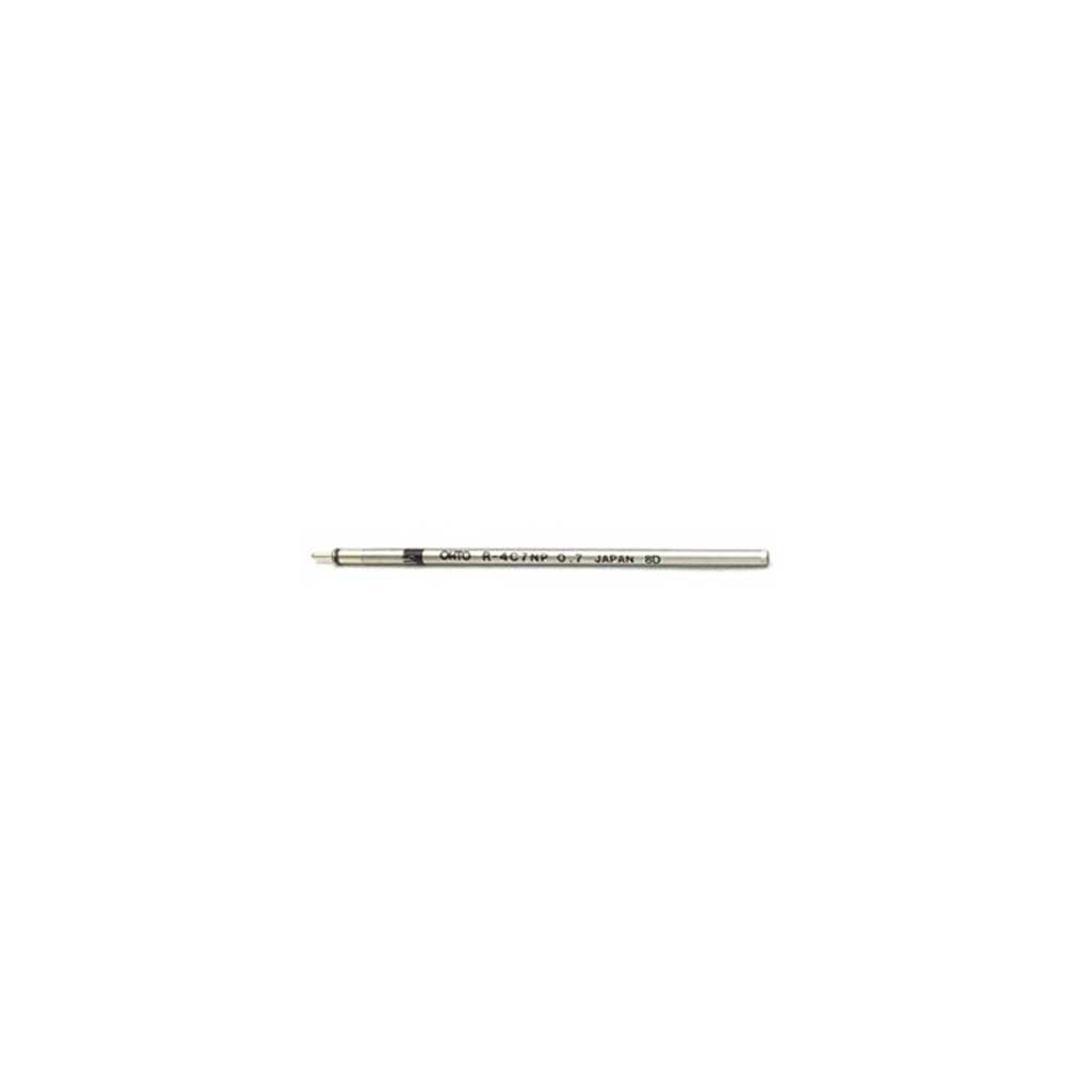 Black pen refill on white background