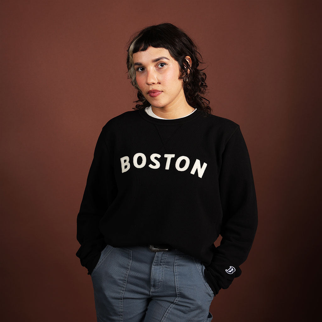 Boston Crewneck Terry Sweatshirt