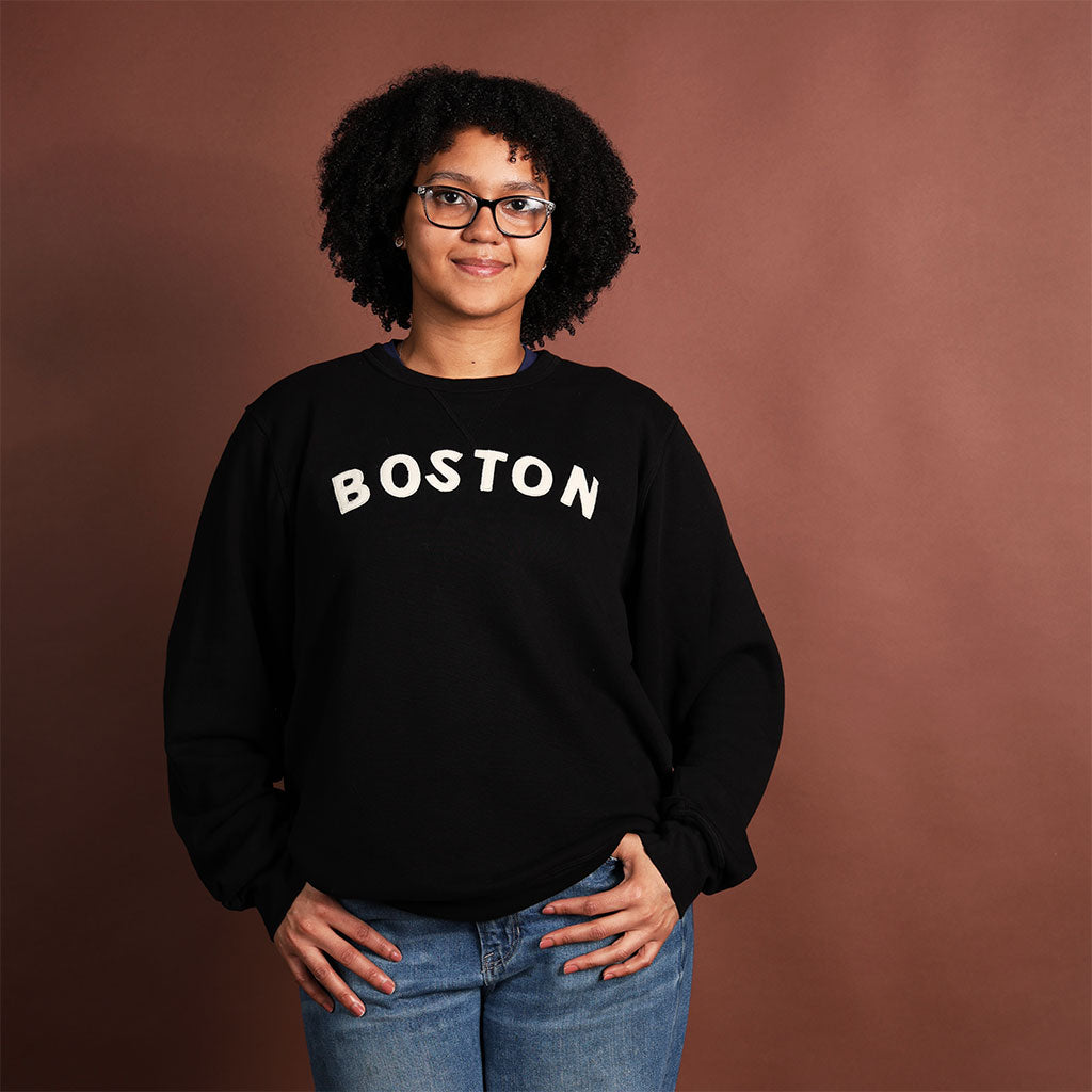 Boston Crewneck Terry Sweatshirt