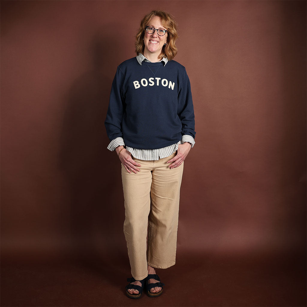 Boston Crewneck Terry Sweatshirt