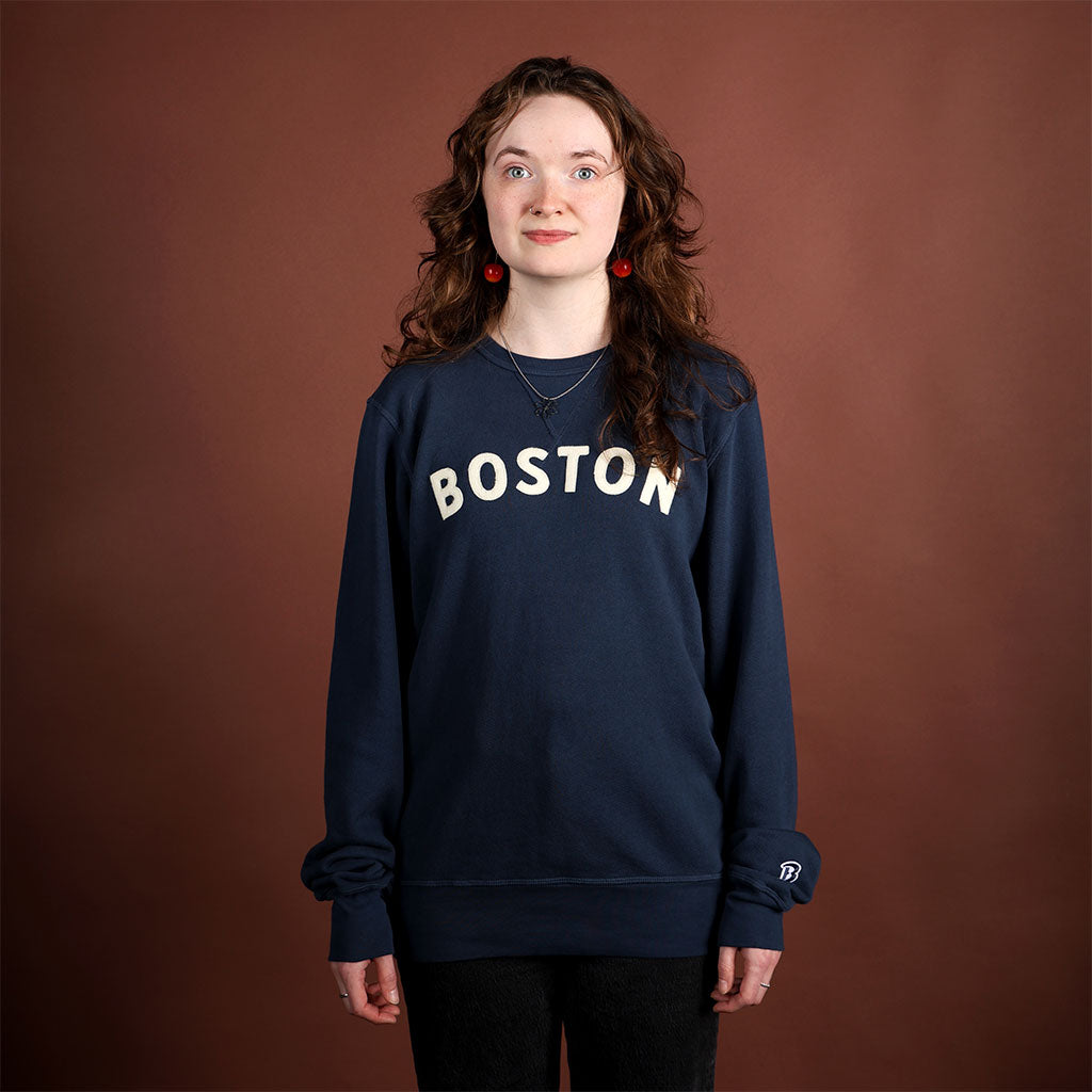 Boston Crewneck Terry Sweatshirt