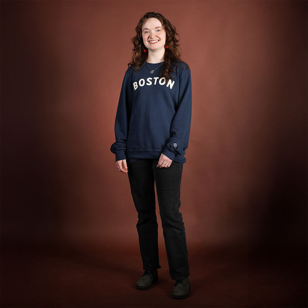 Boston Crewneck Terry Sweatshirt