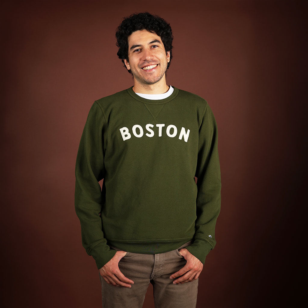 Boston Crewneck Terry Sweatshirt