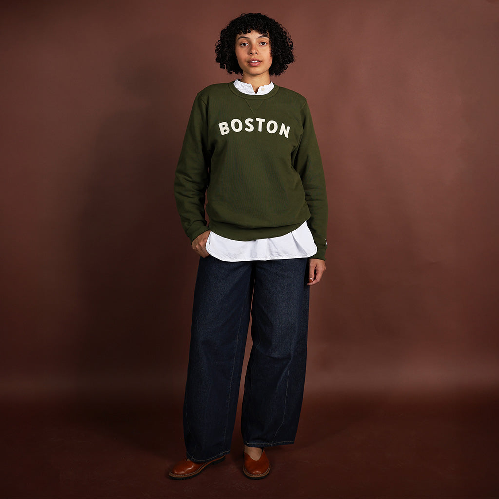 Boston Crewneck Terry Sweatshirt