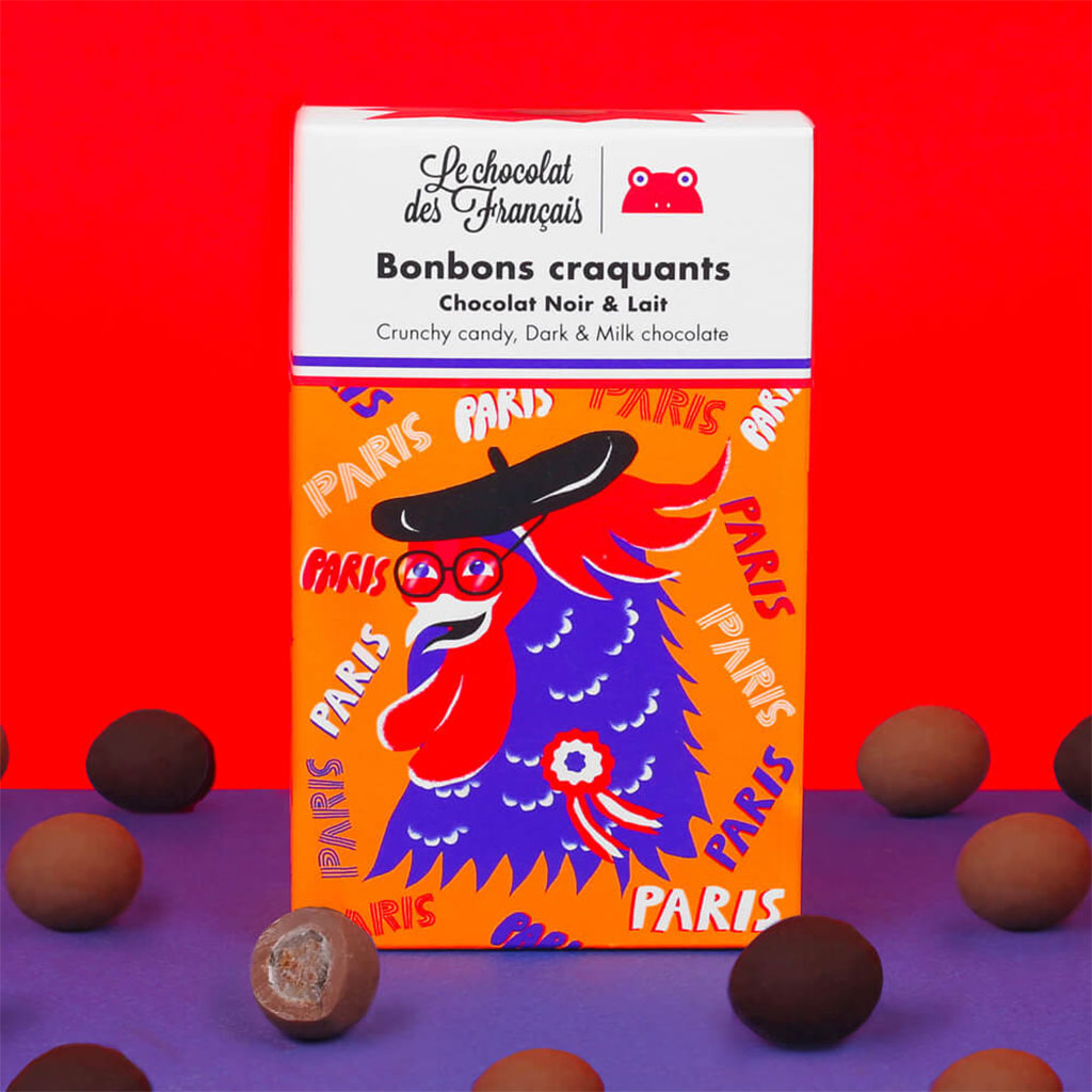 Chocolate Covered Nougatine Candies    at Boston General Store
