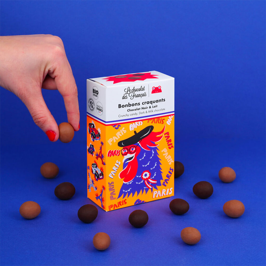 Chocolate Covered Nougatine Candies    at Boston General Store