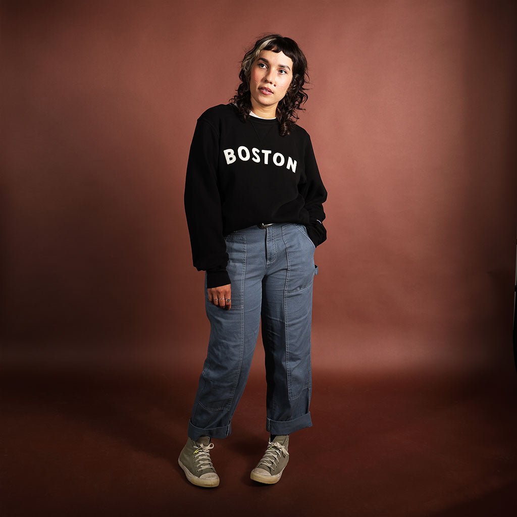Boston Crewneck Terry Sweatshirt Boston General Store