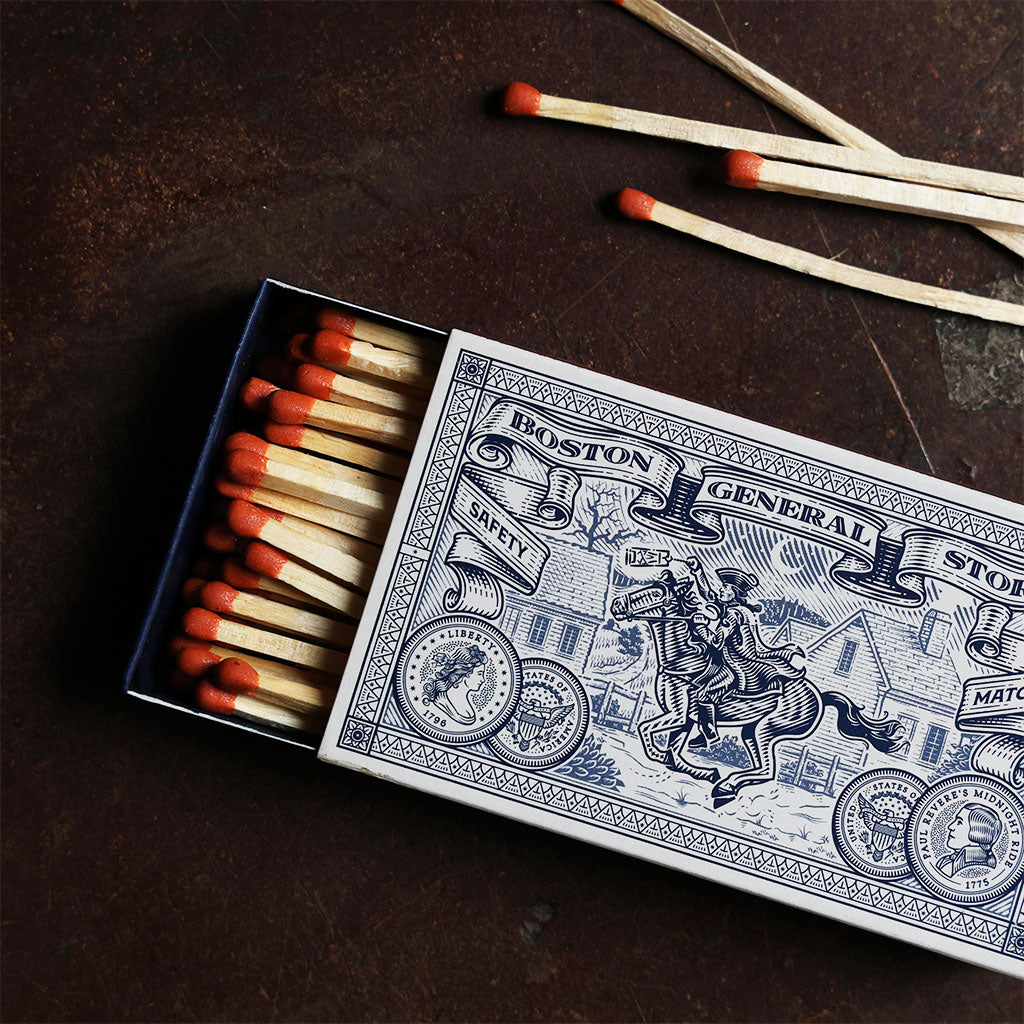 Boston Safety Matches    at Boston General Store