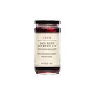 Jar of Jack Rudy Cocktail Cherries on a white background