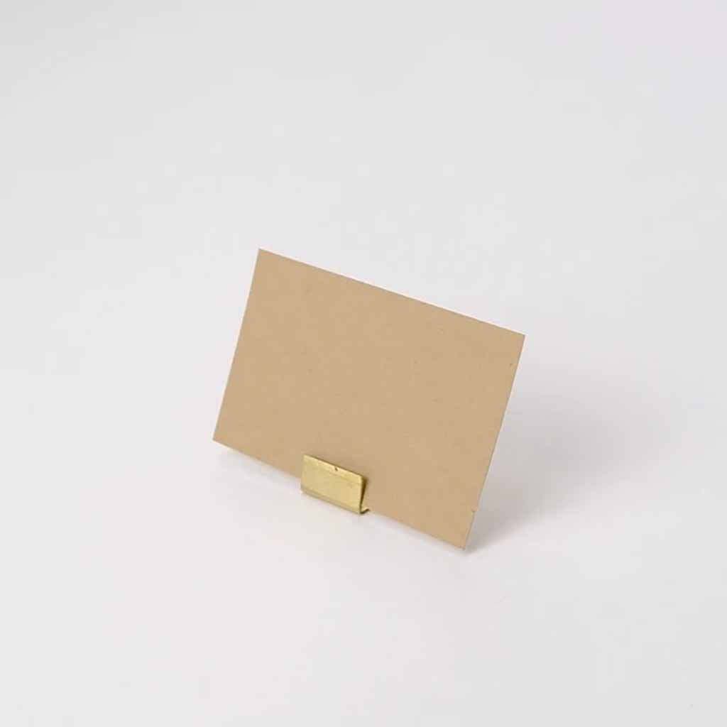 Brass Card Stand Boston General Store