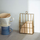 Brass Hanging Organizer Basket Boston General Store