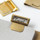 Brass Index Clip Boston General Store