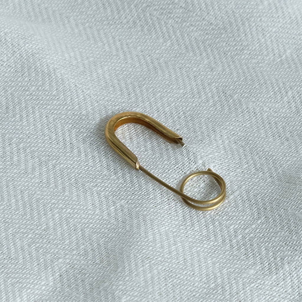 Brass Safety Pins, Set of 6    at Boston General Store