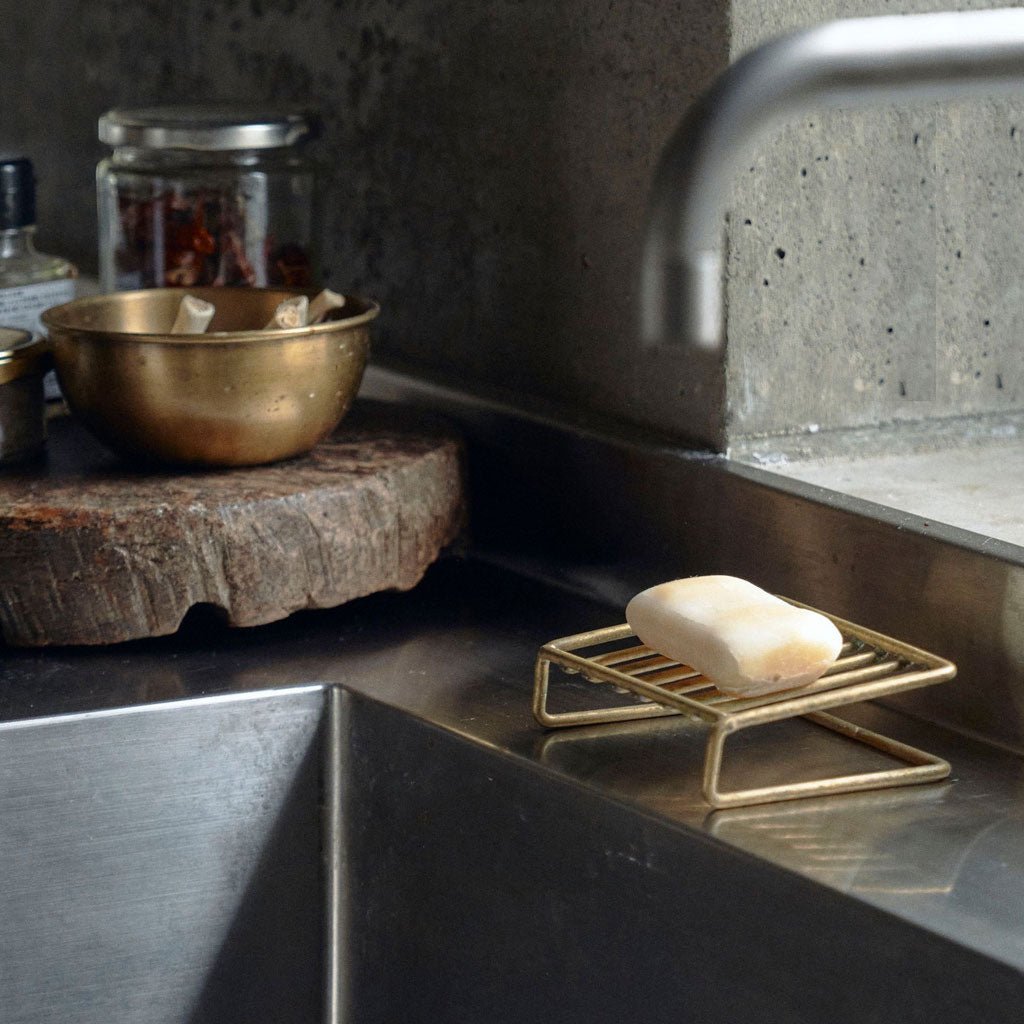 Brass Soap Stand Boston General Store