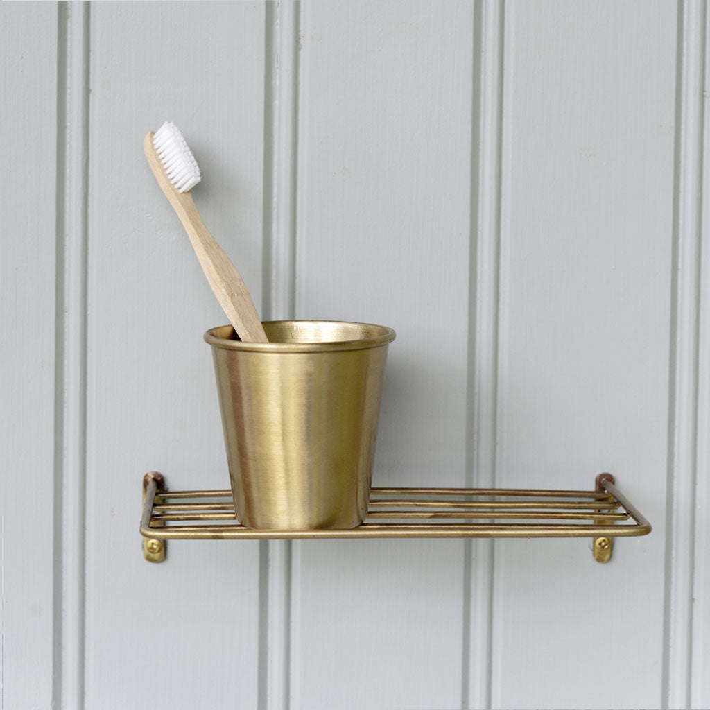 Brass Wire Shelf at Boston General Store