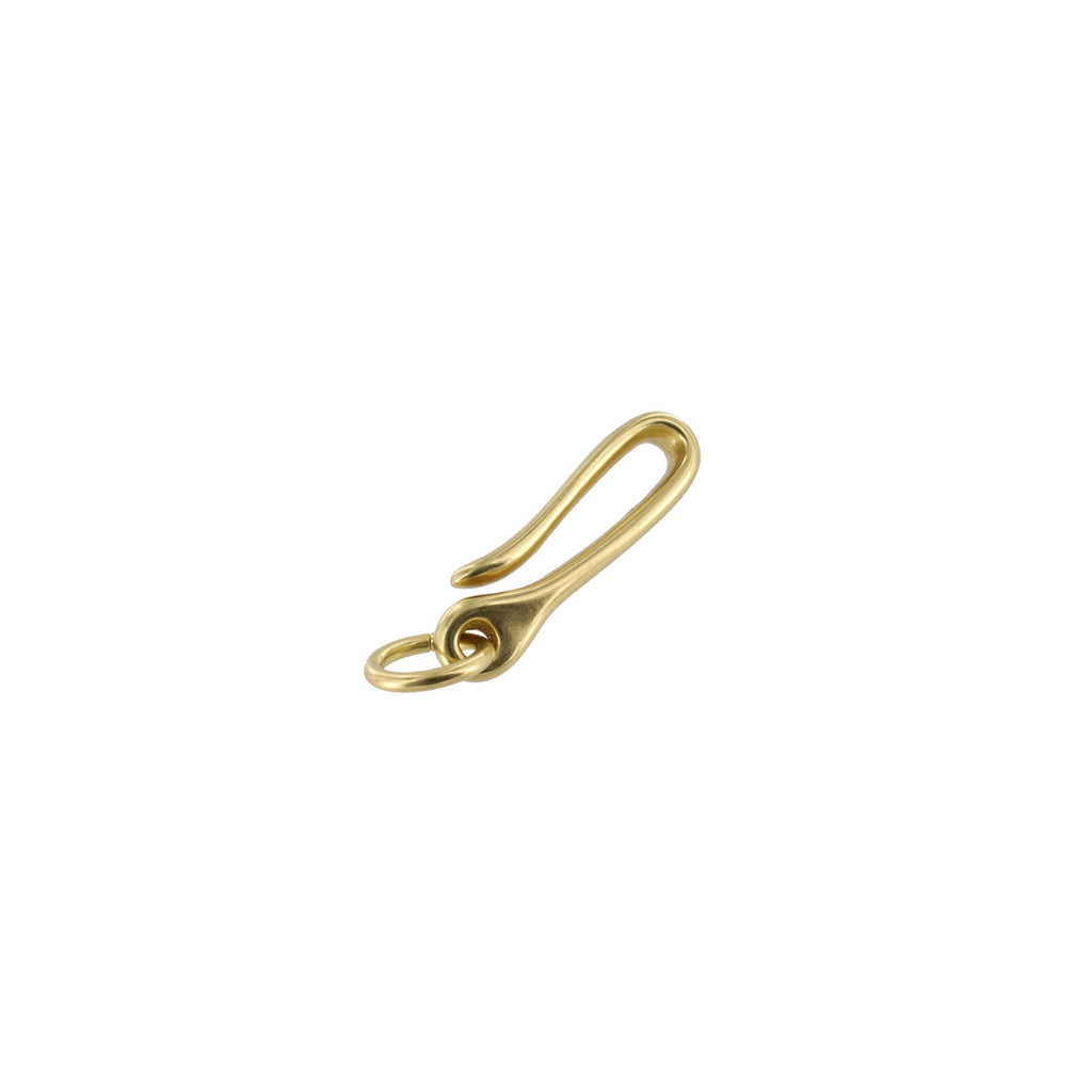 Brass Fish Hook Key Chain Large   at Boston General Store