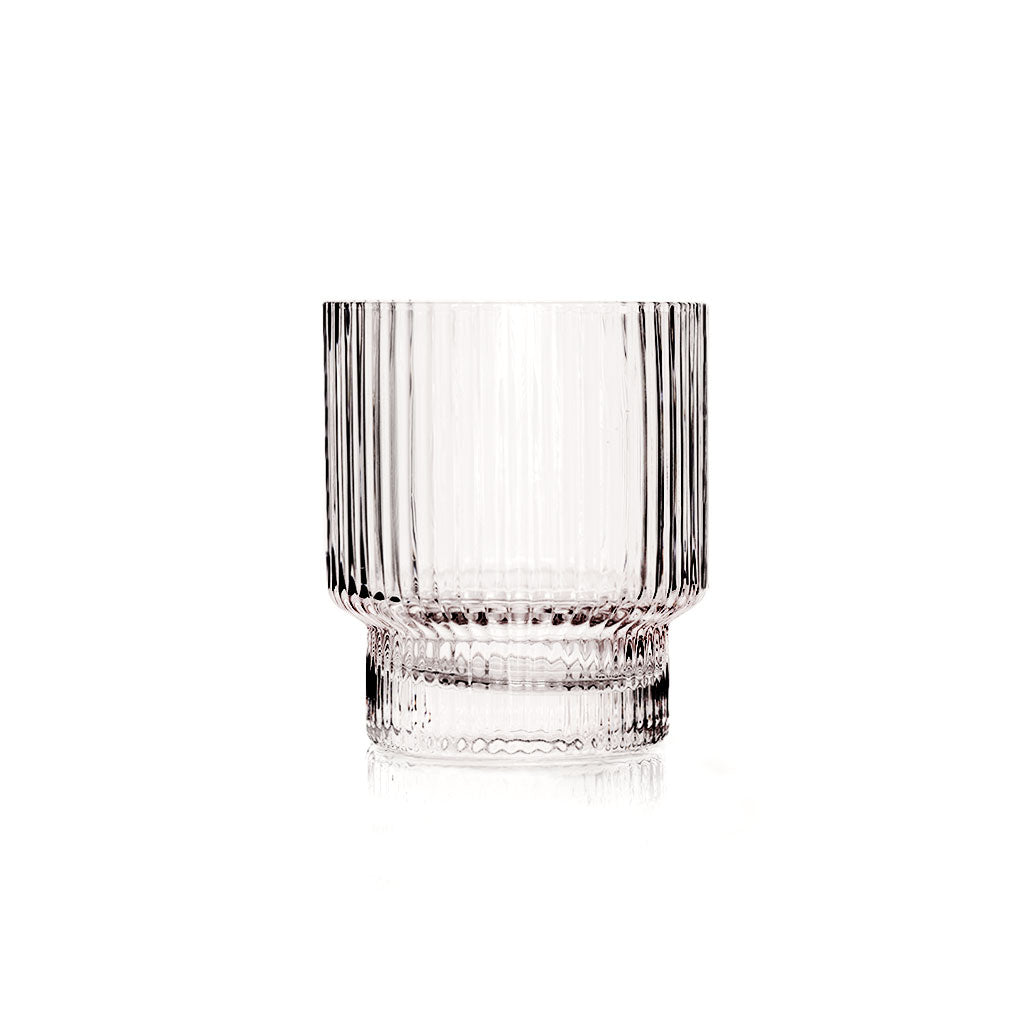 Brattle Stepped Old Fashioned Glass    at Boston General Store