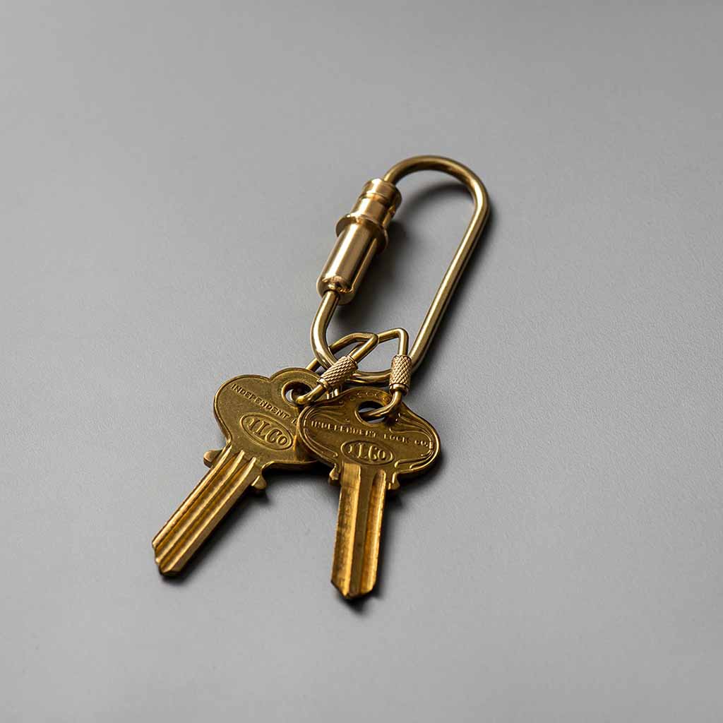 Kikkerland Key Ring Brass Assorted