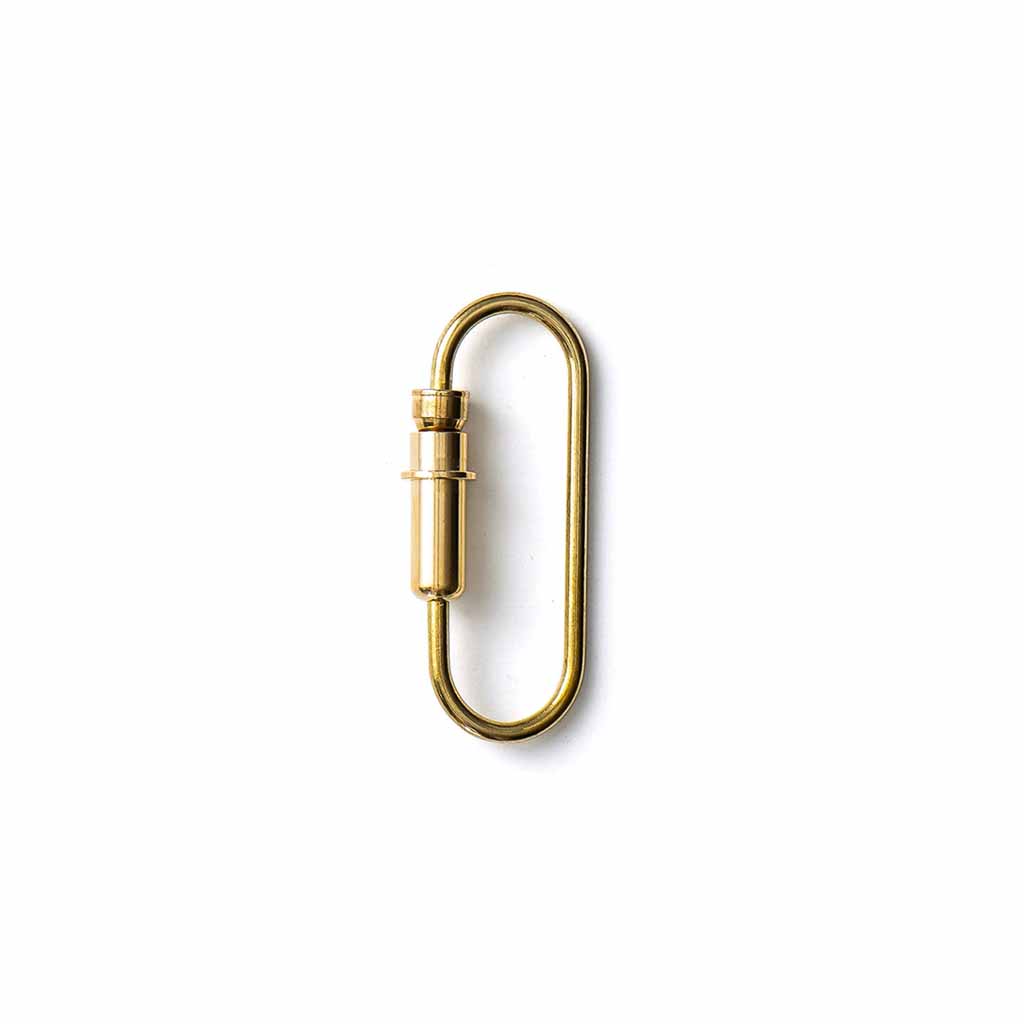 Polished Brass Bullet Carabiner by Candy Design & Works | Boston General Store