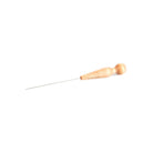Wooden cake tester on white background