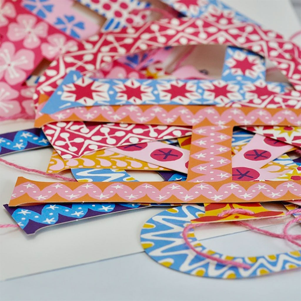 Birthday Banner Kit    at Boston General Store