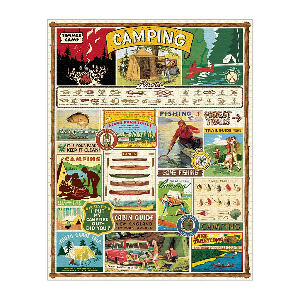 Camping Vintage Puzzle Boston General Store